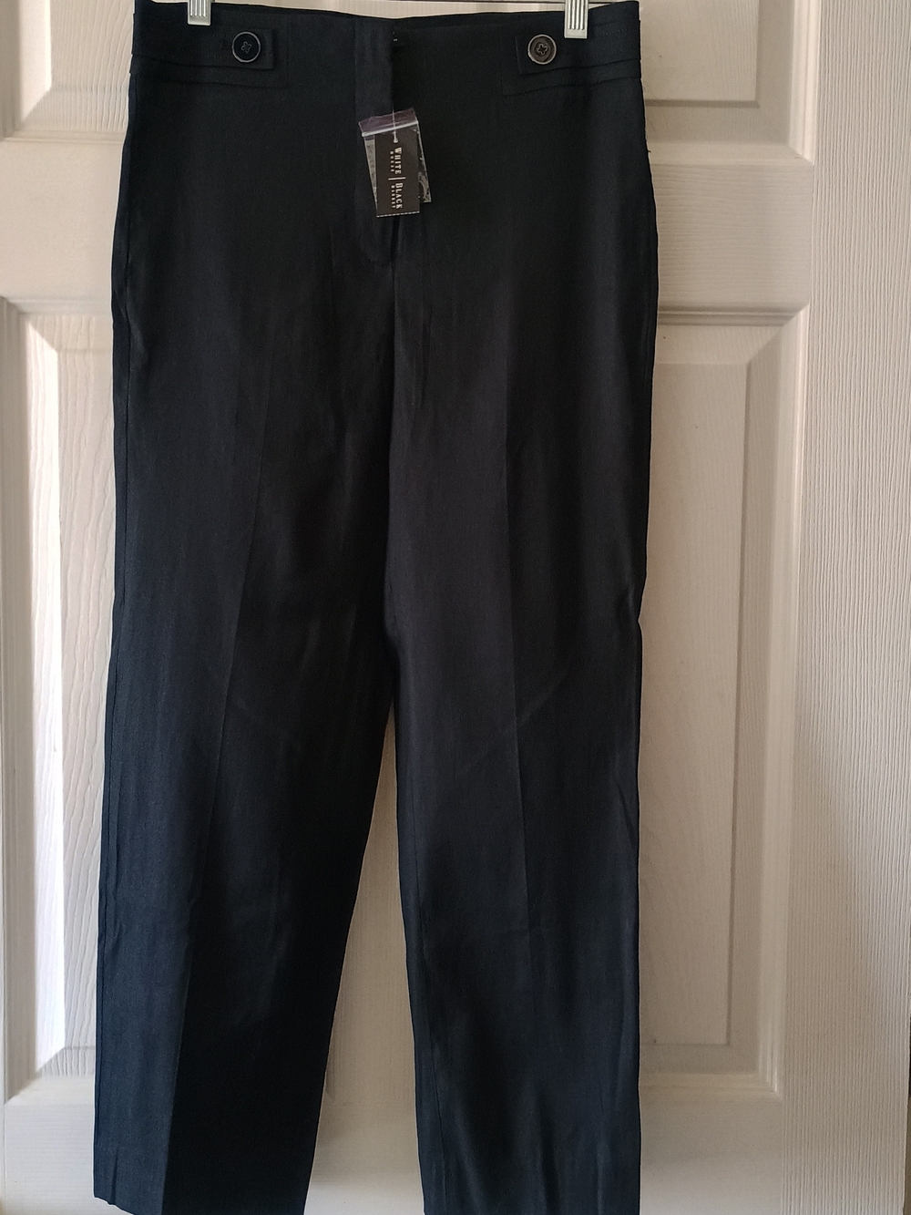 NWT White House Black Market Women's Black Dress Pants - Tailored Straight Leg